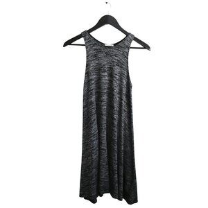 Wilfred Free Aritzia Rosa Sleeveless Swing Marled Knit Dress Grey